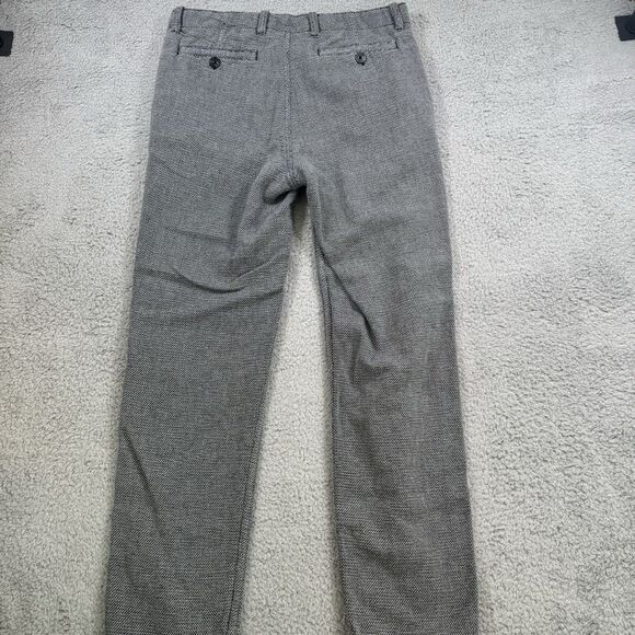 Carbon 2 Cobalt Pants Mens 32x30 Gray Knit Casual Dress Straight Textured - Picture 8 of 10